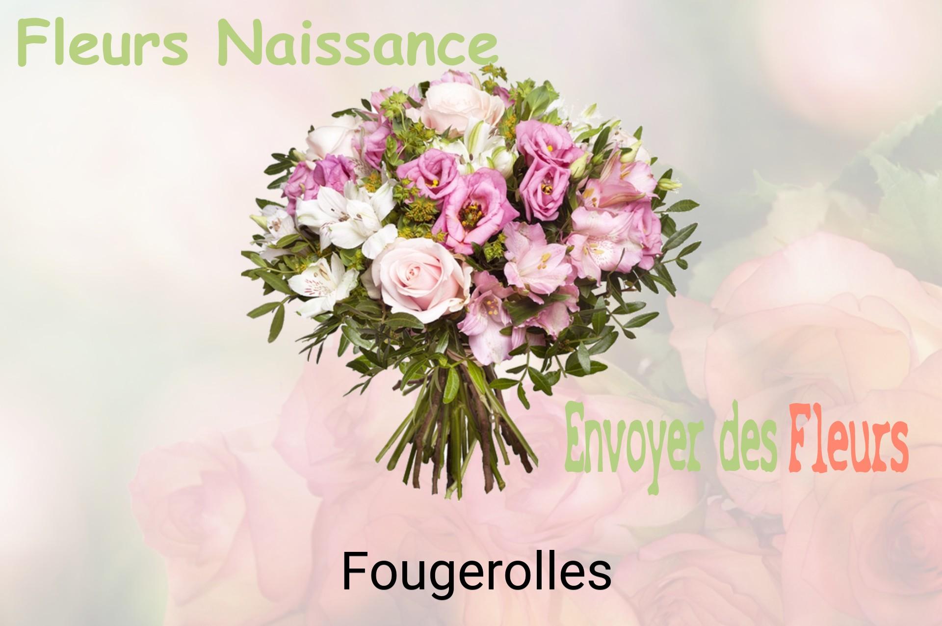 Bouquet de fleurs de naissance livré à Fougerolles